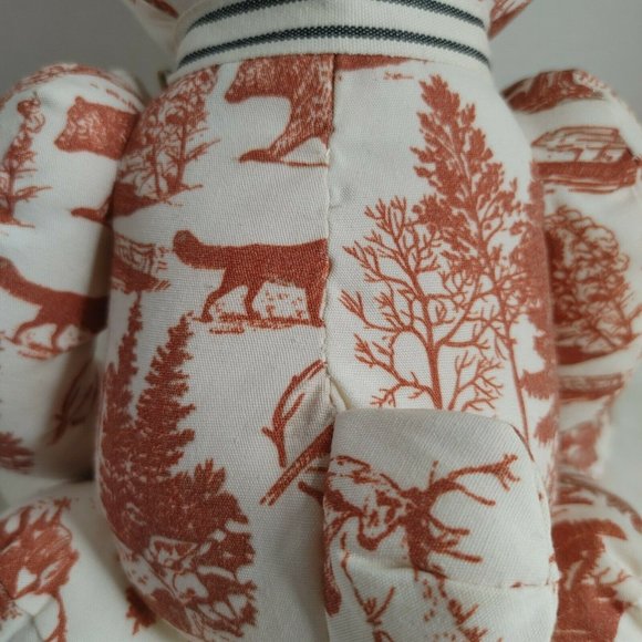 Teddy Bear Plush Mountain Print Rare - Picture 7 of 9